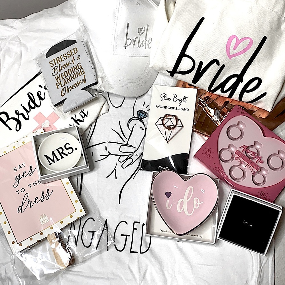 BRIDE-TO-BE BUNDLE! | Engagement Gift | Sterling Silver Ring, t-shirt, + BONUS!
